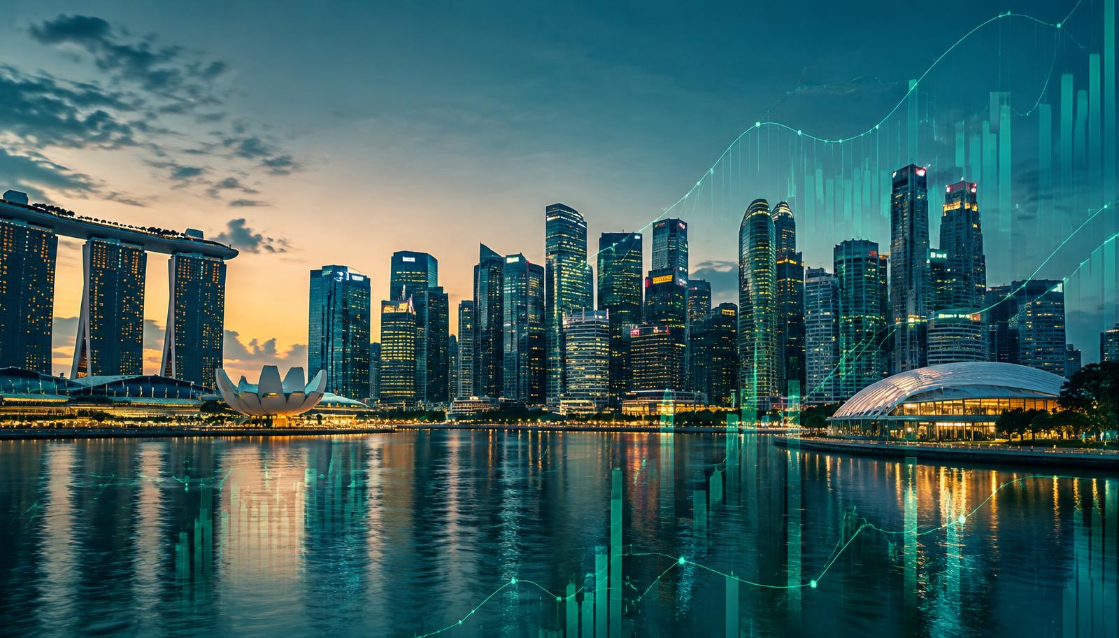 Singapore Marina Bay skyline at dusk, representing the best venture capital firms in Singapore